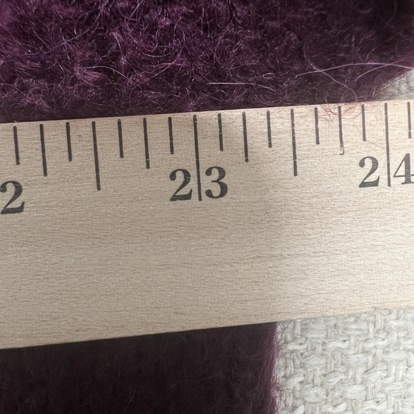 Pistola Carlen Sweater Womens Small Aubergine Mock Neck Alpaca Blend Pullover - Picture 12 of 13